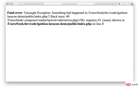 一文介绍Laravel Ignition的一切