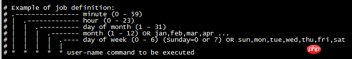 Linux之定时任务crontab详解