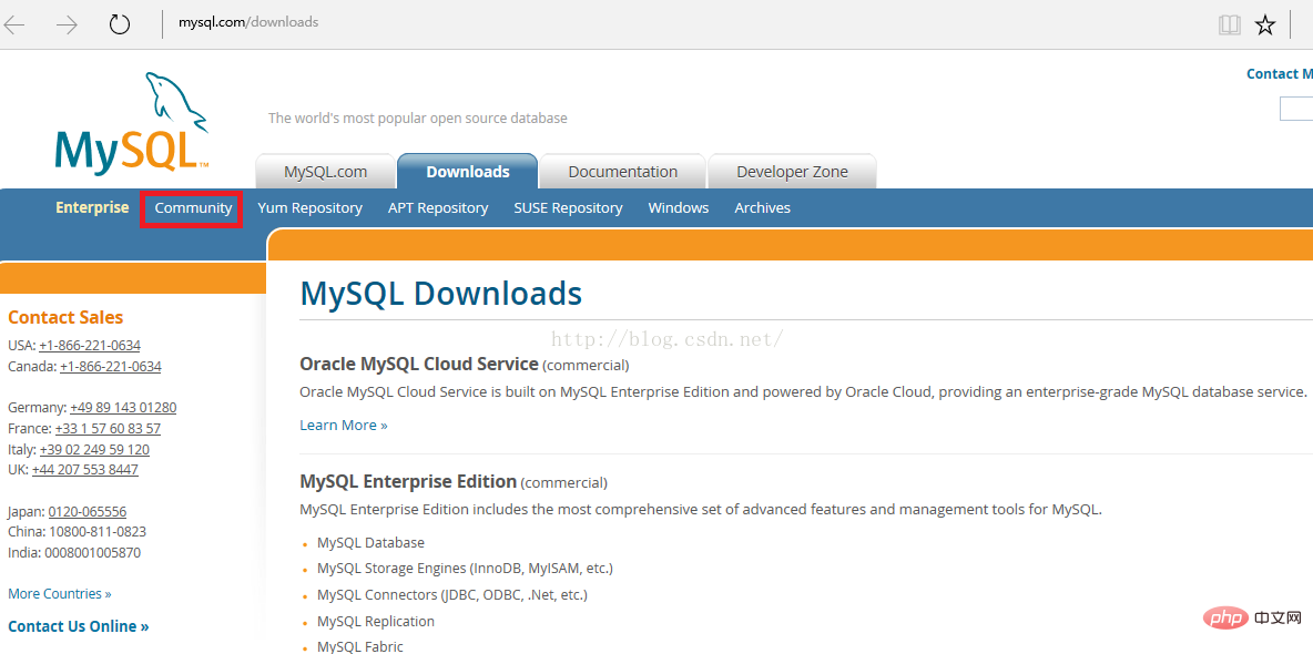 mysql官网如何下载源码包?