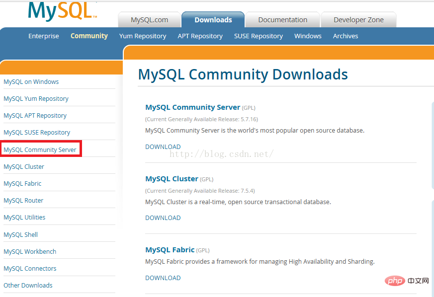 mysql官网如何下载源码包?