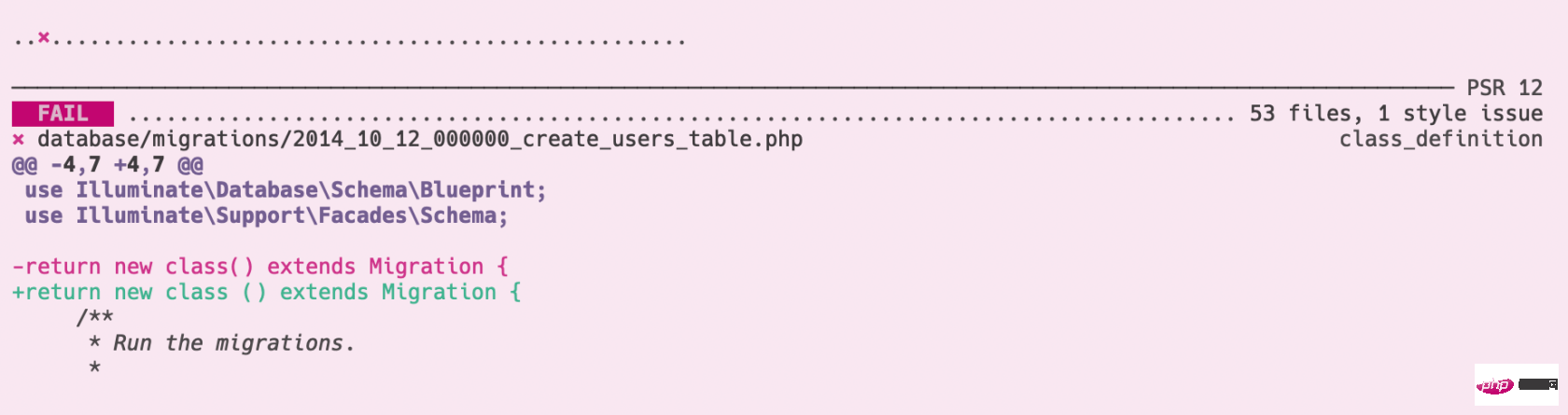 分享一个Laravel编码格式化工具:Laravel Pint