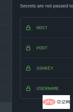 github secrets