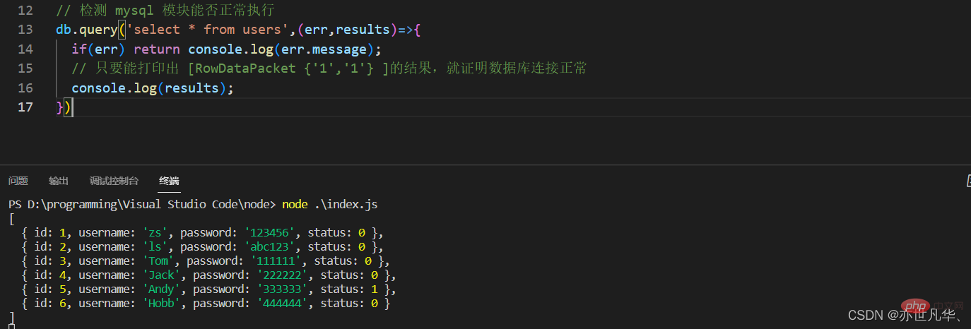 聊聊Node项目中怎么操作MySQL