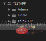 学习：ThinkPHP部署目录