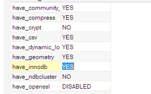 详解MySQL备份、还原、innoDB开启