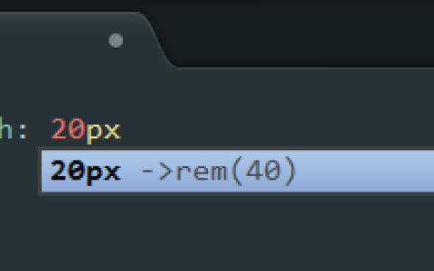 css之px自动转rem
