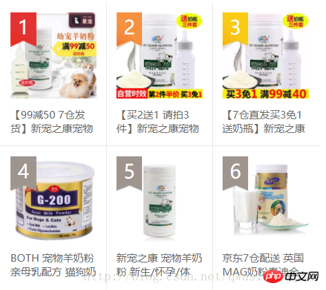CSS实现数字标签样式