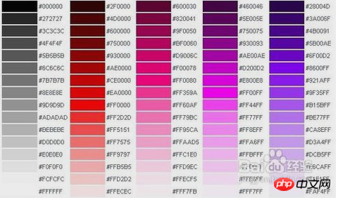 HTML font标签的color属性是什么?fontcolor的用法介绍(附颜色代码表)