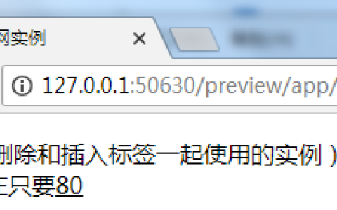 HTML中插入文本ins标签和删除文本del标签如何一起使用？（附实例）