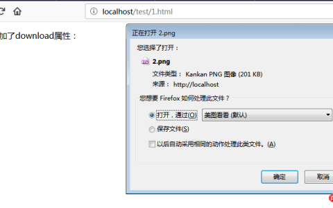 HTML  download属性使用方法详解