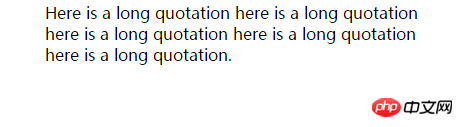 html blockquote怎么用?blockquote标签的用法介绍