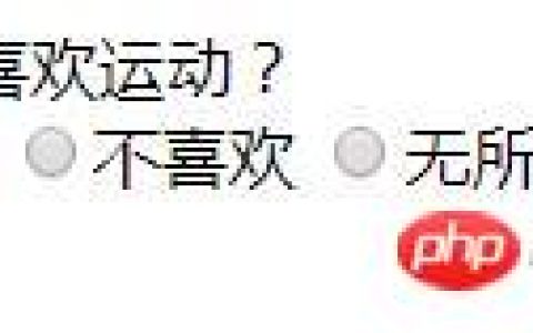 html如何实现表单的选择框效果？单选框与多选框的实现（代码实例）