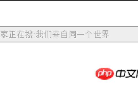 简单的搜索框样式是如何实现的？