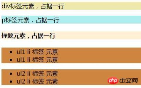 html标签元素有哪些种类？html的常用标签元素的介绍