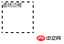 css如何设置虚线边框？css设置虚线边框的方法示例