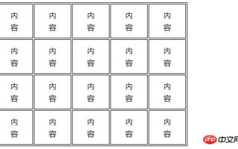 css怎么设置table表格的边框为单线边框？（代码详解）