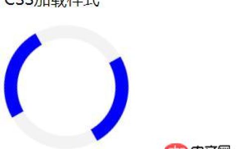如何用html和CSS实现页面加载loading动画效果