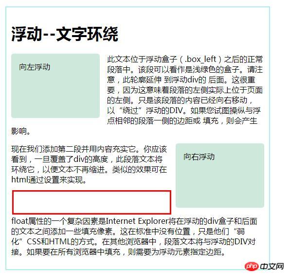 使用float(浮动)如何布局?浮动布局的示例