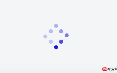 如何用css3绘制一个圆的loading转圈动画