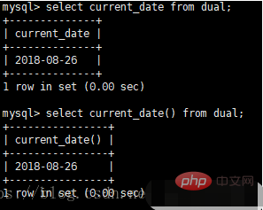 mysql当前时间怎么表示
