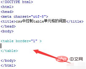 css如何设置表格间距