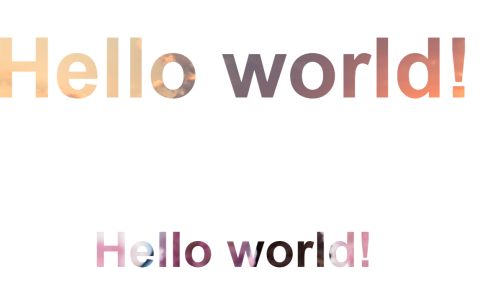 纯CSS3怎么给文本添加背景图