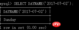 MySQL中常用日期时间函数有哪些