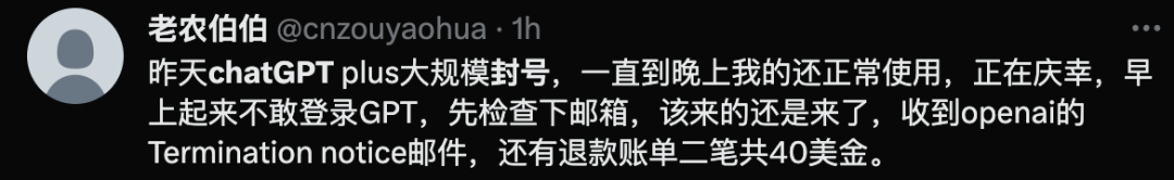 灾难日!ChatGPT又双叒大面积封号了...