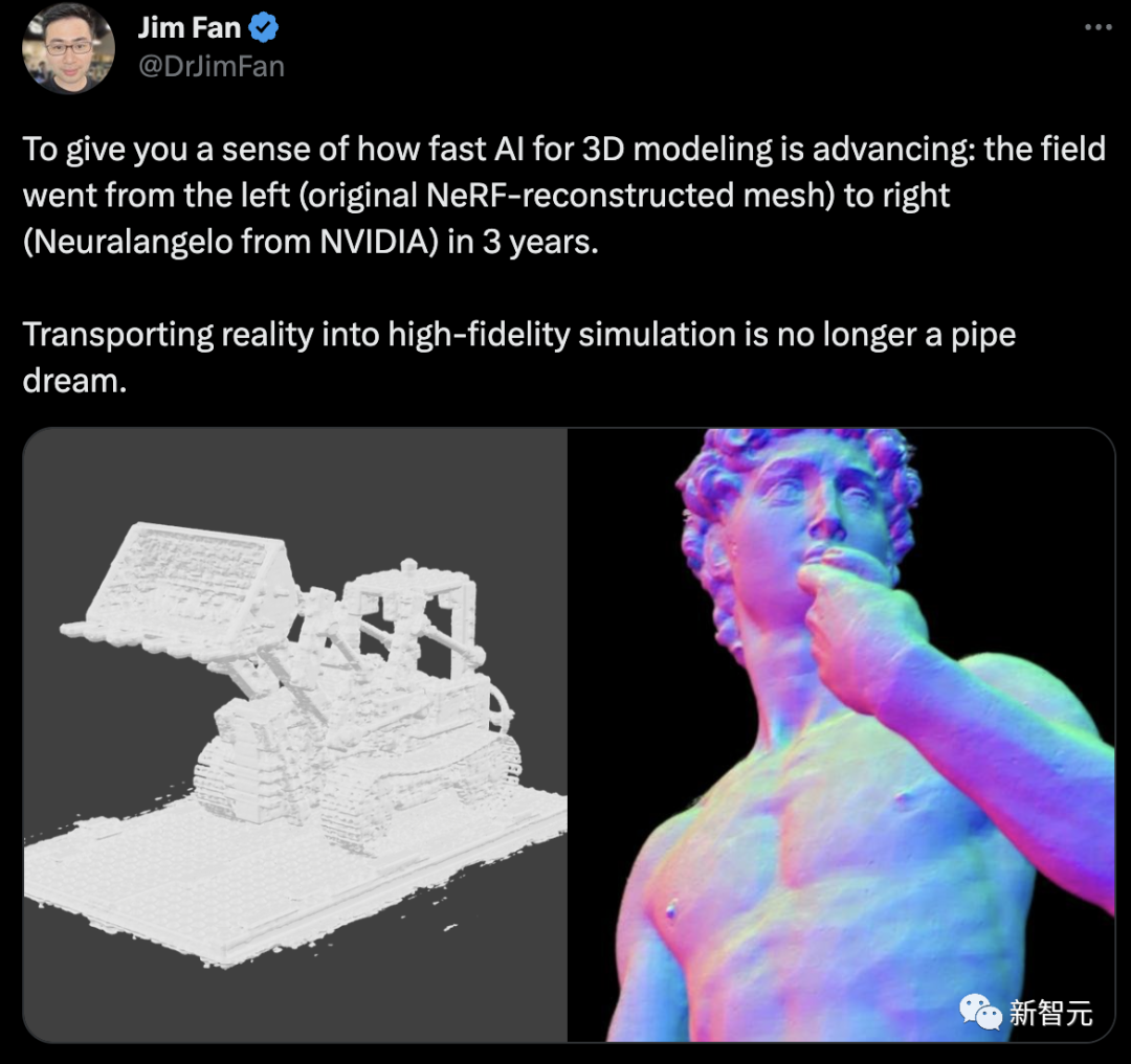 大卫复活!英伟达再造「神经朗基罗」,3D重建肌肉纹理肉眼可见
