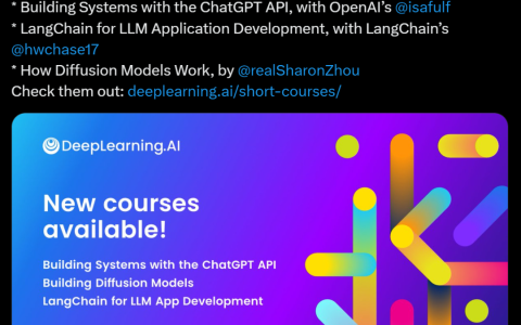 吴恩达新课三连发，手把手教你用ChatGPT API构建应用
