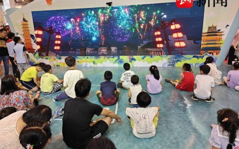 元宇宙技术带你穿梭“大运河”，江苏书展上的数字阅读馆吸睛小读者