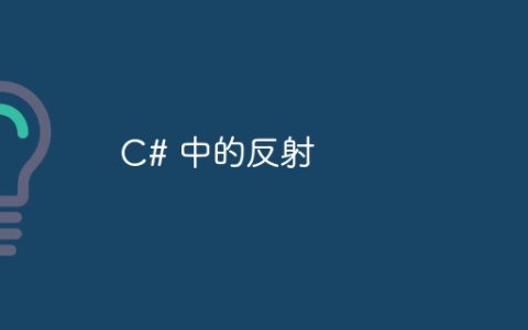 C# 中的反射
