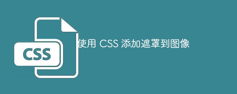 使用 css 添加遮罩到图像