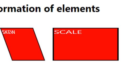 使用 CSS3 进行元素的 2D 转换