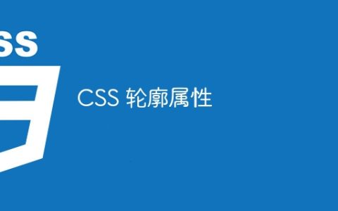 CSS 轮廓属性