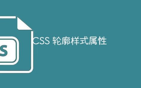 CSS 轮廓样式属性