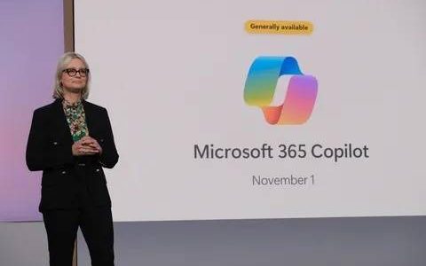 微软365 Copilot AI助手即将在11月1日开始为企业客户提供服务