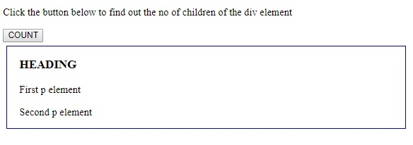 HTML DOM childElementCount 属性childElementCount 属性返回指定元素的子元素数量(不包括文本节点和注释节点)。语法:element.childElementCount示例:var div = document.getElementById(