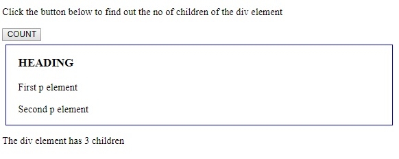 HTML DOM childElementCount 属性childElementCount 属性返回指定元素的子元素数量(不包括文本节点和注释节点)。语法:element.childElementCount示例:var div = document.getElementById(