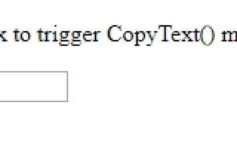HTML DOM Clipboard事件