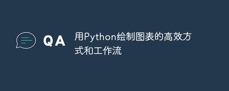 用python绘制图表的高效方式和工作流