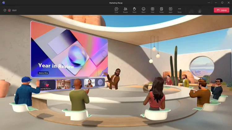 更有沉浸感,微软 Teams 增强 3D VR 会议体验