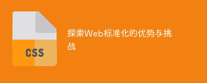 探索web标准化的优势与挑战