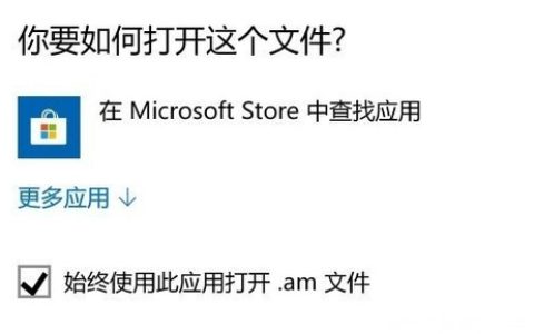 应对Win10频繁跳出Microsoft Store搜索应用的问题
