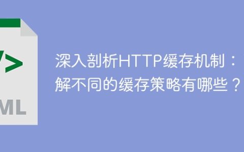 探究HTTP缓存的奥秘：掌握各种缓存策略的了解