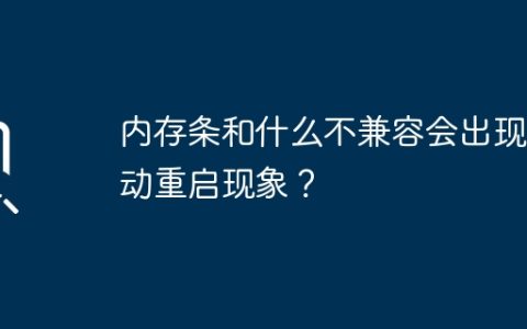 导致自动重启的原因和内存条不兼容的对象是什么？