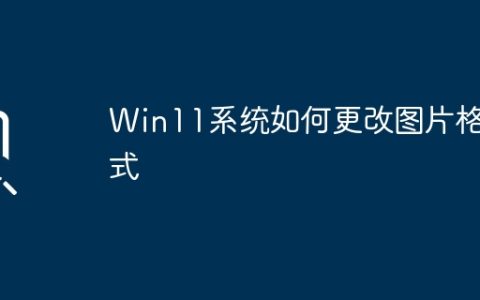 如何在Win11系统中转换图片格式
