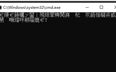 win11系统运行.bat文件出现乱码怎么办