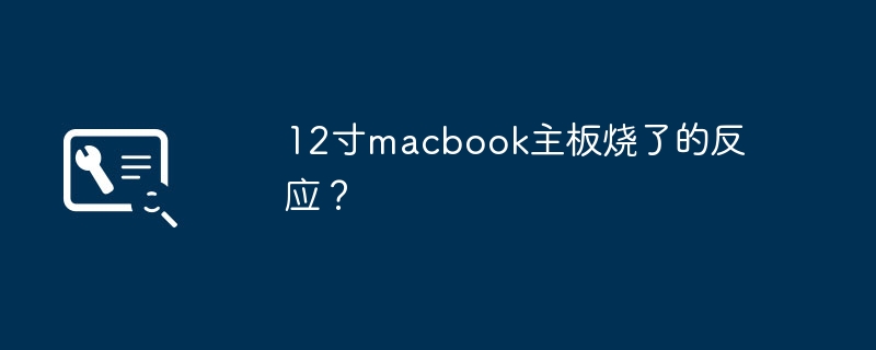 12寸macbook主板烧了的反应？