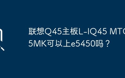 联想Q45主板L-IQ45 MTQ45MK可以上e5450吗？